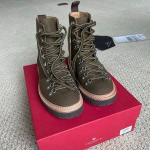 Grenson Nanette Hiking Combat Lace Up Boots